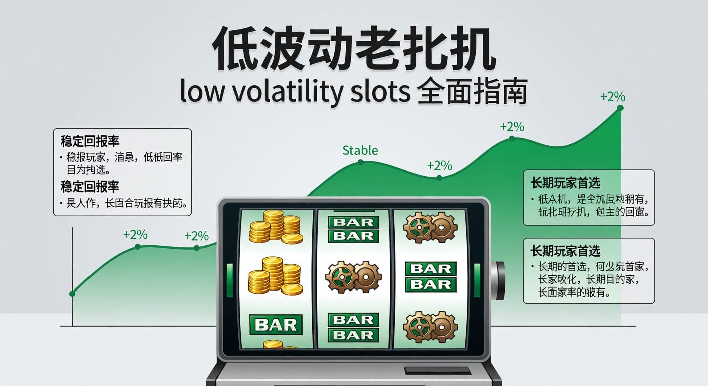 低波动老虎机 low volatility slots：2026年玩法与选择思路
