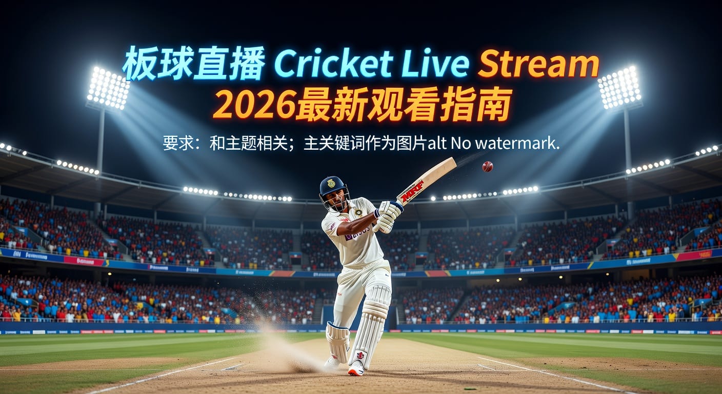 板球直播 Cricket Live Stream：2026年观看体验与赛事选择