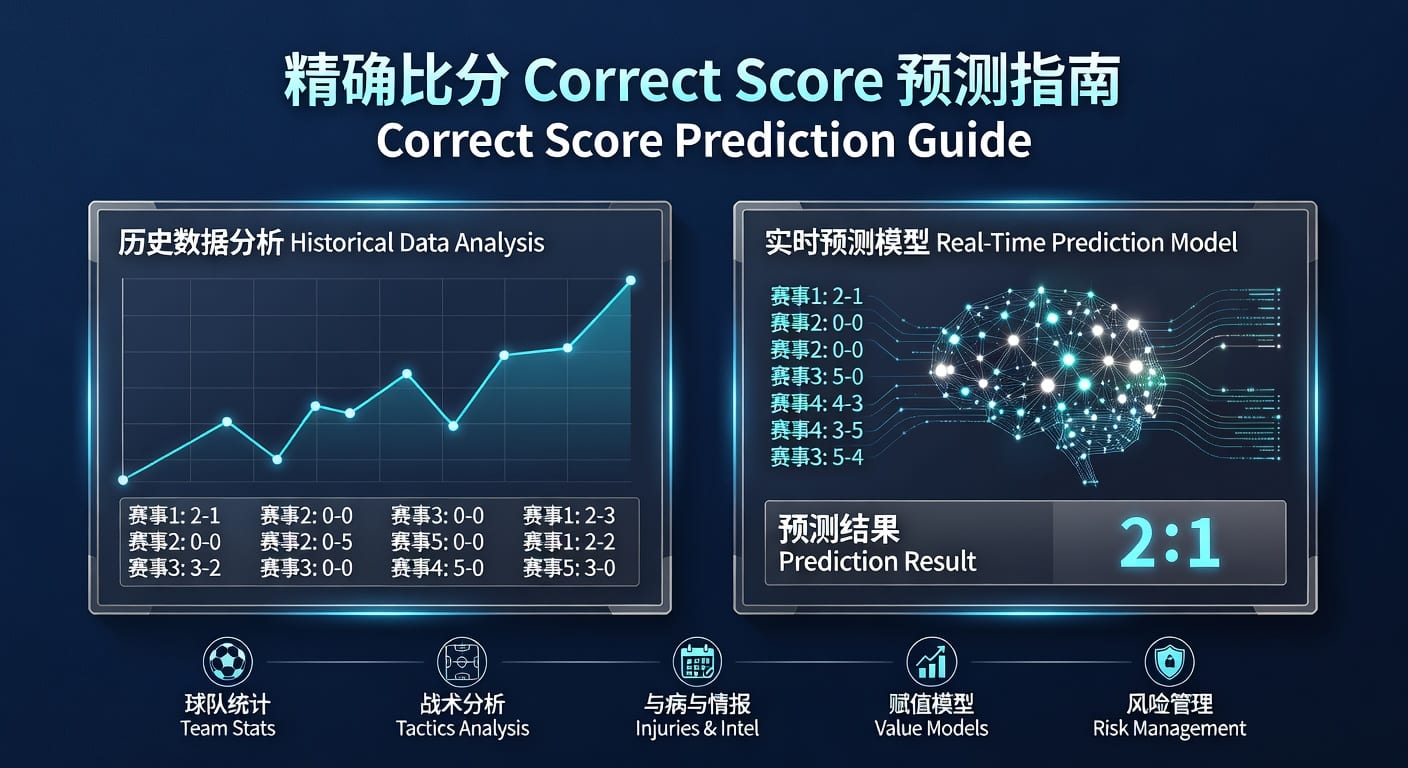 精确比分 correct score：投注技巧与分析指南
